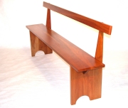 Shaker Bench with Back